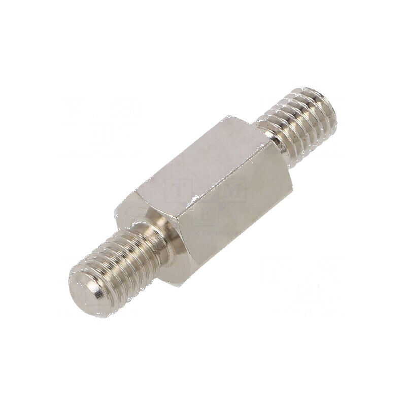 Piuliță Distanțieră Filetată 12mm M5 Hexagonală - Accesoriu pentru Asamblare Mecanică | Electronic-mag.ro | Componente Electronice