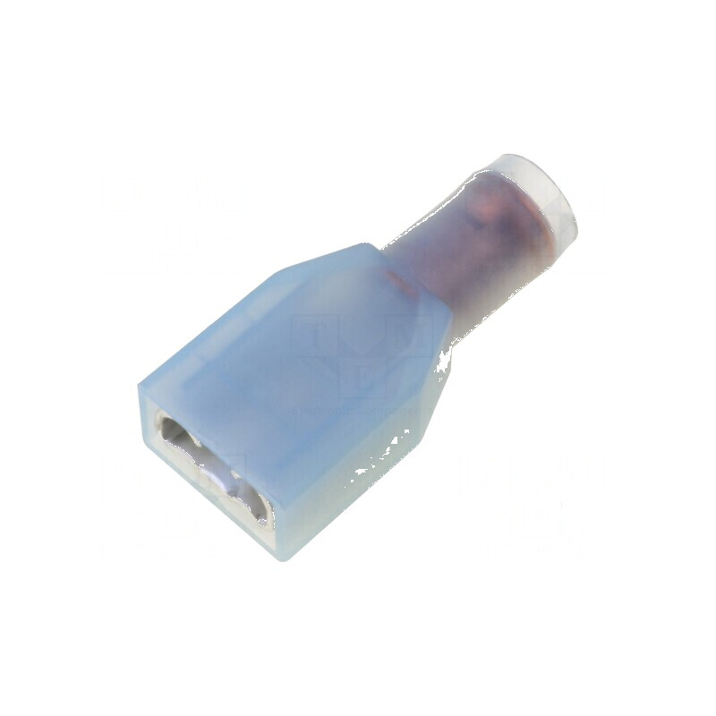Terminal plat 6,3mm 0,8mm mamă pentru cablu 2,5÷3mm², crimpat | Electronic-mag.ro | Componente Electronice Terminal plat 6,3mm 0,8mm mamă pentru cablu 2,5÷3mm², crimpat | Electronic-mag.ro | Componente Electronice