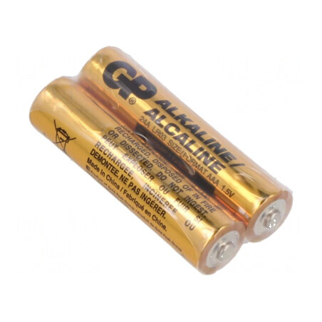 Baterie Alcalină AAA 1,5V Nereîncărcabilă - Pachet de 2 Bucăți | Electronic-mag.ro | Componente Electronice