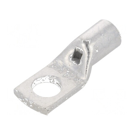 Vârf inelar tubular M8 25mm² pentru cablu neizolat din cupru - Crimpat | Electronic-mag.ro | Componente Electronice