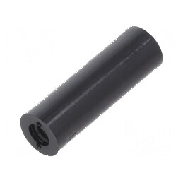 Manșon distanțier cilindric din poliamidă M4, lungime 25mm, diametru exterior 8mm | Electronic-mag.ro | Componente Electronice