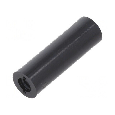 Manșon distanțier cilindric din poliamidă M4, lungime 25mm, diametru exterior 8mm | Electronic-mag.ro | Componente Electronice