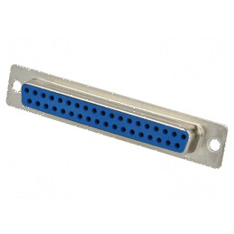 Mufă D-Sub 37 PIN Mamă pe Cablu pentru Lipire 5A cu Placare Gold Flash | Electronic-mag.ro | Componente Electronice