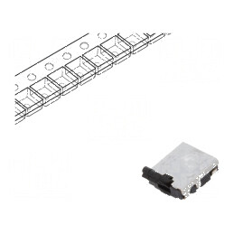 Comutator cu Senzor Pozitiv 2 SPST 0,01A/5VDC cu Terminal Curbat 500mΩ | Electronic-mag.ro | Componente Electronice