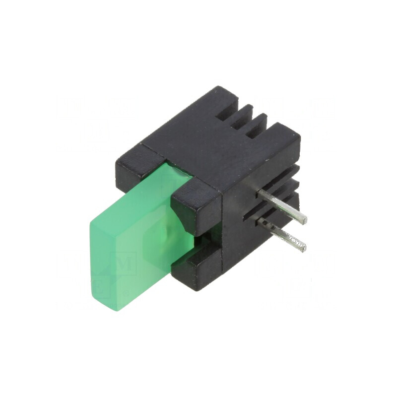 "LED Difuzor Alb/Verde 20mA cu Carcasă - 1 Diode" | Electronic-mag.ro | Componente Electronice