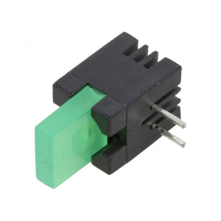 "LED Difuzor Alb/Verde 20mA cu Carcasă - 1 Diode" | Electronic-mag.ro | Componente Electronice