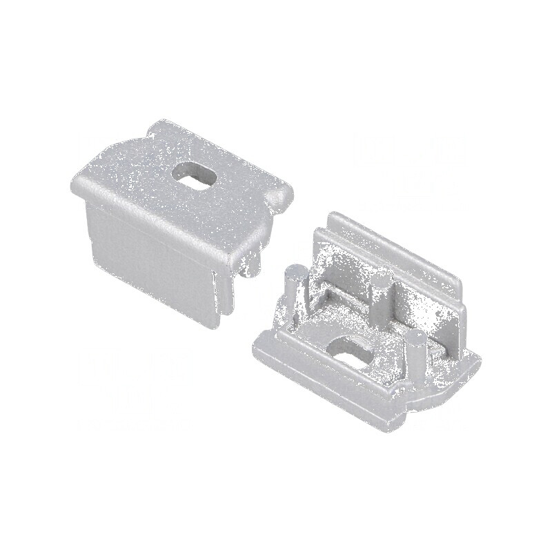 Obturator LED Profil Argintiu 2 Bucăți ABS cu Orificiu UNI12 | Electronic-mag.ro | Componente Electronice Obturator LED Profil Argintiu 2 Bucăți ABS cu Orificiu UNI12 | Electronic-mag.ro | Componente Electronice