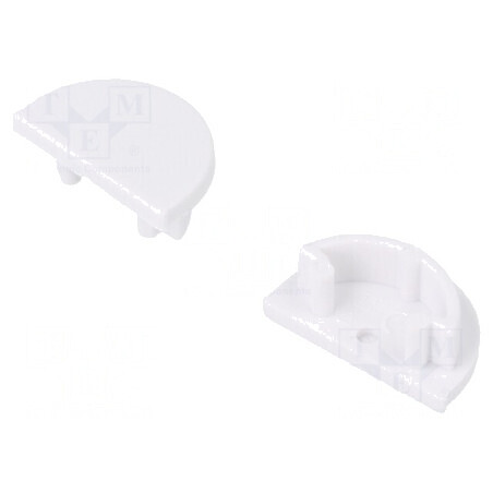Obturator LED Profil Alb 2 Bucăți ABS cu Inscripția TOPMET - Accesorii pentru Iluminat | Electronic-mag.ro | Componente Electronice