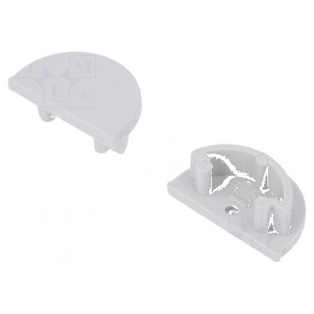 Obturator LED Profil Gri 2 Bucăți ABS cu Inscripția TOPMET | Electronic-mag.ro | Componente Electronice