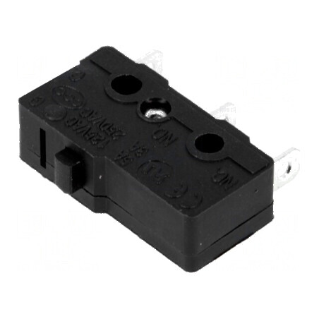 Microîntrerupător SNAP ACTION 3A/250VAC SPDT fără manetă - Comutator electric de înaltă performanță | Electronic-mag.ro | Componente Electronice