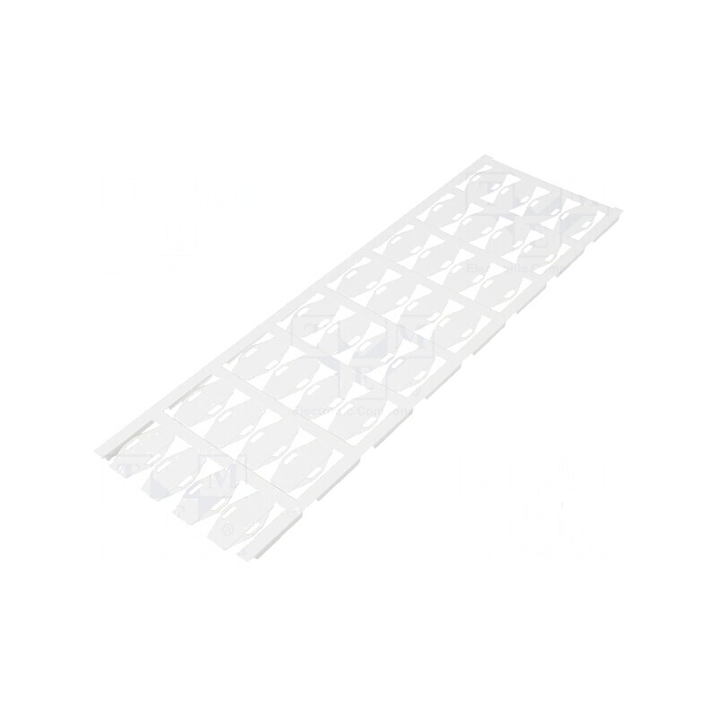 Etichetă poliamidă 66 albă 7÷40mm, rezistentă la temperaturi -40÷100°C, UL94V-2, înălțime 24mm | Electronic-mag.ro | Componente Electronice