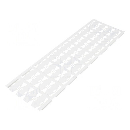 Etichetă poliamidă 66 albă 7÷40mm, rezistentă la temperaturi -40÷100°C, UL94V-2, înălțime 24mm | Electronic-mag.ro | Componente Electronice