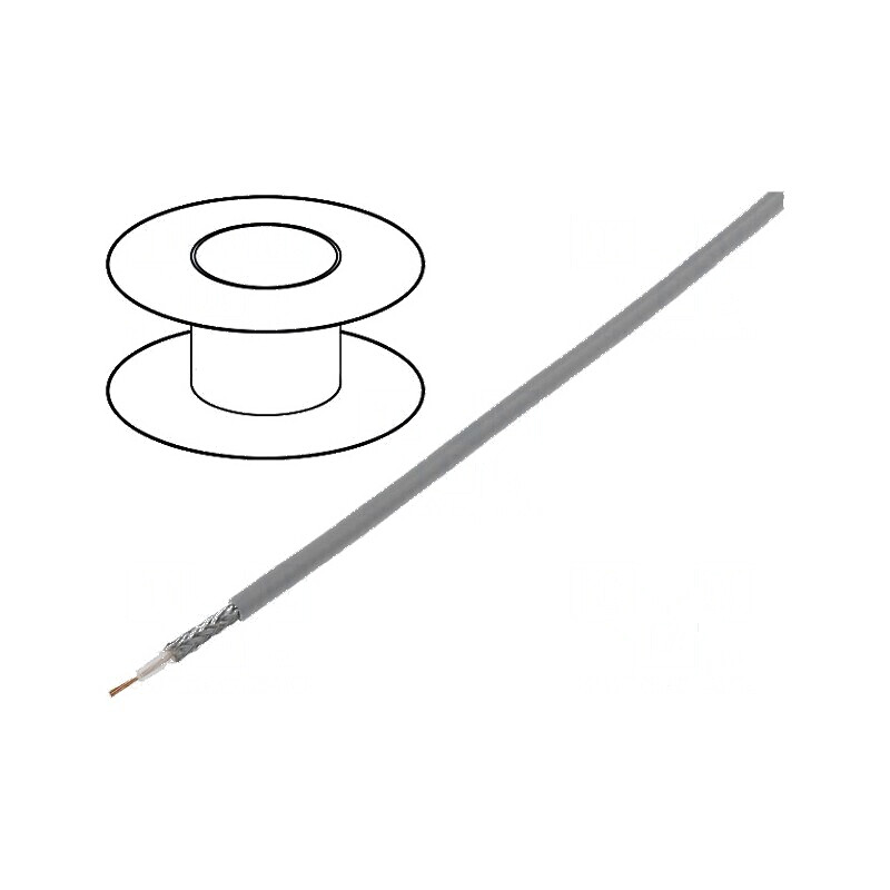 Cablu Coaxial RG174 PVC Gri 250m, Diametru 2,7mm - Soluție Ideală pentru Conexiuni Electrice | Electronic-mag.ro | Componente Electronice Cablu Coaxial RG174 PVC Gri 250m, Diametru 2,7mm - Soluție Ideală pentru Conexiuni Electrice | Electronic-mag.ro | Componente Electronice