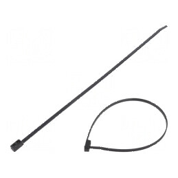 Colier de strângere dublă din poliamidă, dimensiuni L: 305mm, W: 4,7mm, capacitate 180N | Electronic-mag.ro | Componente Electronice
