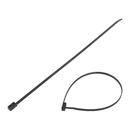 Colier de strângere dublă din poliamidă, dimensiuni L: 305mm, W: 4,7mm, capacitate 180N | Electronic-mag.ro | Componente Electronice
