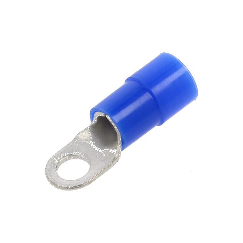 Vârf Inelar M6 Ø6,5mm 16mm² Crimat pe Cablu Izolat din Cupru | Electronic-mag.ro | Componente Electronice Vârf Inelar M6 Ø6,5mm 16mm² Crimat pe Cablu Izolat din Cupru | Electronic-mag.ro | Componente Electronice