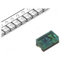 Fototranzistor 0805 cu lungime de undă maximă 550nm, 6V, unghi de detecție 60°, lentilă verde | Electronic-mag.ro | Componente Electronice