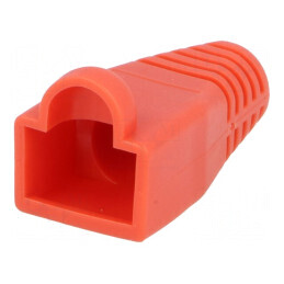 "Protecție Mufă RJ45 6mm Roșie - Accesoriu de Siguranță pentru Conexiuni de Rețea" | Electronic-mag.ro | Componente Electronice
