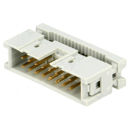 Conector IDC Mufă Tată 16 PIN pentru Cablu Bandă 1,27mm - Conexiune Fiabilă și Eficientă | Electronic-mag.ro | Componente Electronice