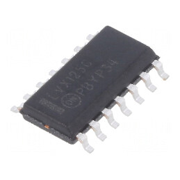 Buffer digital IC 4 canale, 2 intrări, CMOS SMD SO14NB, LVX, 2-3,6V DC | Electronic-mag.ro | Componente Electronice