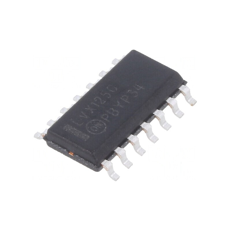 Buffer digital IC 4 canale, 2 intrări, CMOS SMD SO14NB, LVX, 2-3,6V DC | Electronic-mag.ro | Componente Electronice
