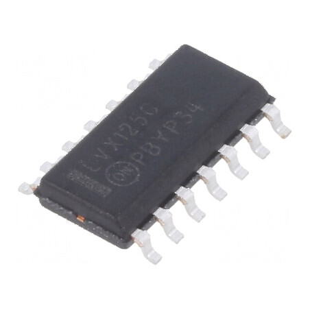 Buffer digital IC 4 canale, 2 intrări, CMOS SMD SO14NB, LVX, 2-3,6V DC | Electronic-mag.ro | Componente Electronice