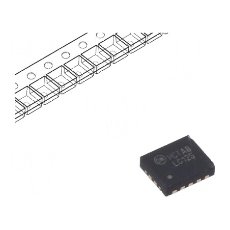 Buffer digital non-inversor IC Ch: 4 SMD QFN14 LCX 2÷3,6VDC | Electronic-mag.ro | Componente Electronice