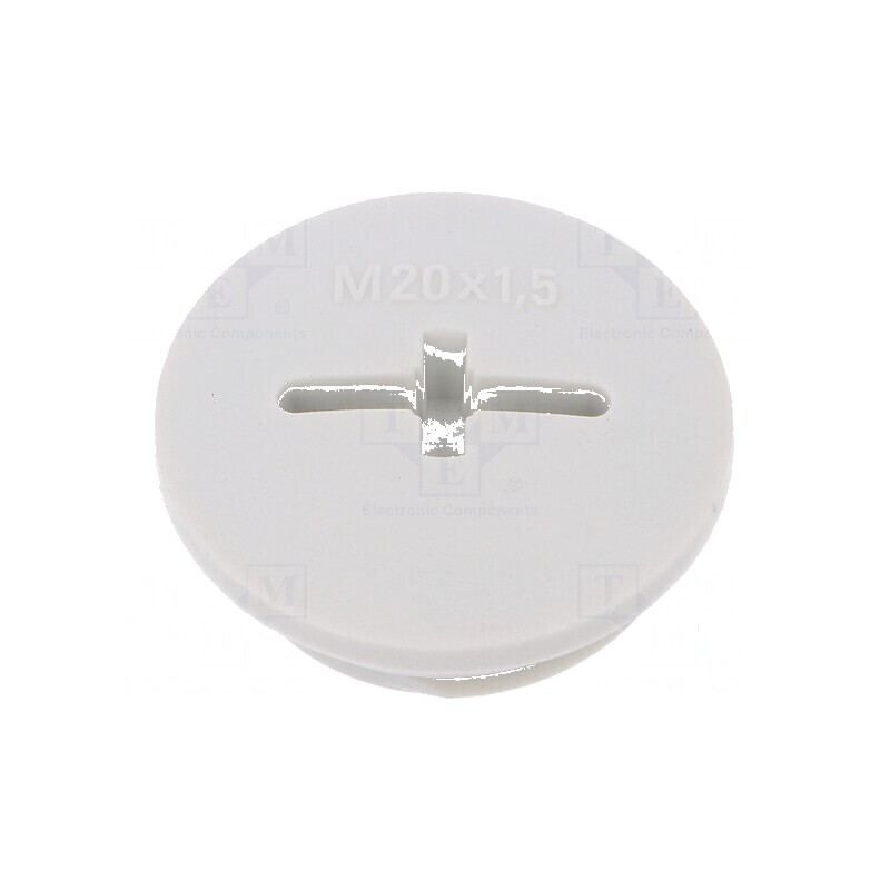 Capac de protecție M20 1,5 IP68 din poliamidă gri deschis, 6mm - soluție durabilă pentru conectivitate industrială | Electronic-mag.ro | Componente Electronice Capac de protecție M20 1,5 IP68 din poliamidă gri deschis, 6mm - soluție durabilă pentru conectivitate industrială | Electronic-mag.ro | Componente Electronice