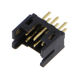 Conector PCB-cablu/PCB soclu tată 6 PIN DF11 Pas 2mm THT - Componentă electronică pentru montaj prin prinse | Electronic-mag.ro | Componente Electronice