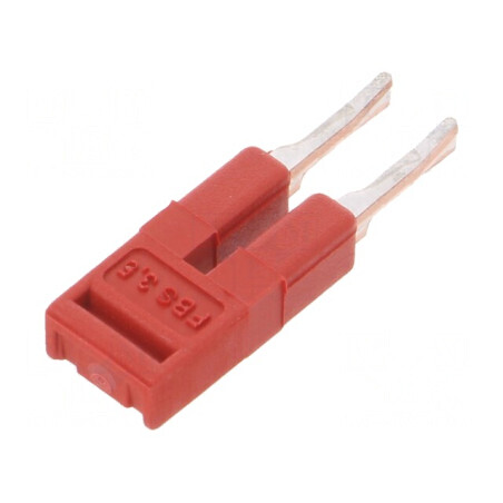 Punte de conectare piste 2 roșie, lățime 3,5mm, certificare UL94V-0 | Electronic-mag.ro | Componente Electronice