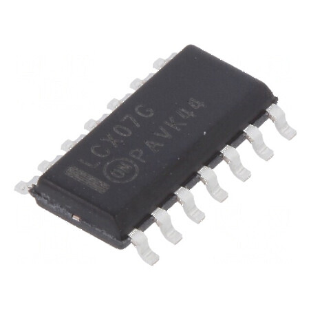 Buffer digital non-inversor IC 6 canale CMOS TTL SMD SO14 LCX | Electronic-mag.ro | Componente Electronice