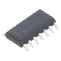 Inversor digital hex NOT CMOS HCU 6 IN 1 SMD SOIC14 | Electronic-mag.ro | Componente Electronice