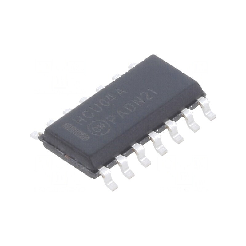 Inversor digital hex NOT CMOS HCU 6 IN 1 SMD SOIC14 | Electronic-mag.ro | Componente Electronice
