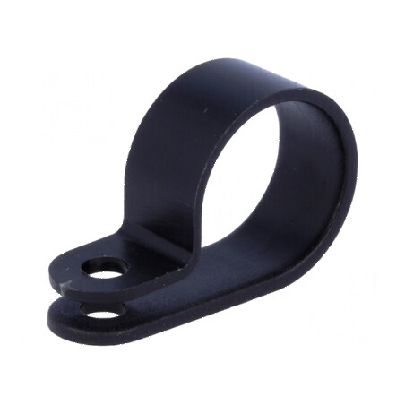 Clipsuri Tip P pentru Cablu - Ø Buclă 17,5mm, Lățime 10mm, Set 50 Bucăți | Electronic-mag.ro | Componente Electronice
