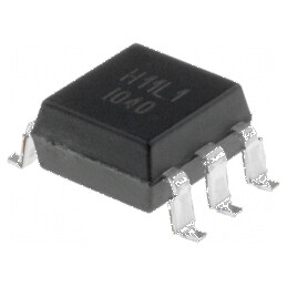 Optocuplor SMD cu Poartă Schmitt SMD6 H11L1 - 1 Canal de Ieşire | Electronic-mag.ro | Componente Electronice