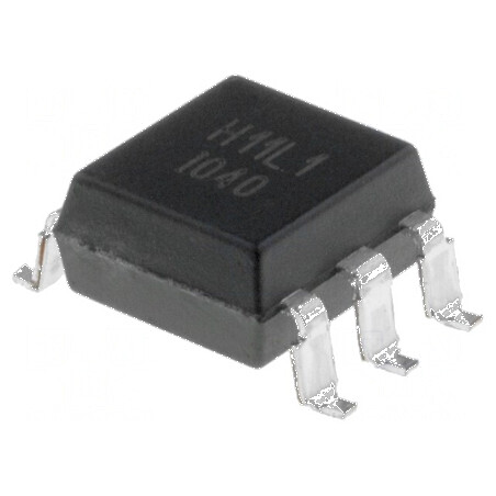 Optocuplor SMD cu Poartă Schmitt SMD6 H11L1 - 1 Canal de Ieşire | Electronic-mag.ro | Componente Electronice