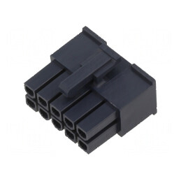Conector cablu-cablu/PCB Mini-Fit Jr 4,2mm, mufă mamă, 10 pini | Electronic-mag.ro | Componente Electronice