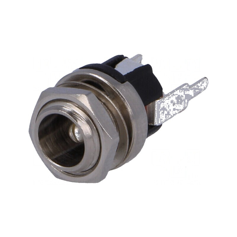 Conector de alimentare DC soclu tată 5,5 x 2,1 mm pentru cabluri electrice 9 mm | Electronic-mag.ro | Componente Electronice
