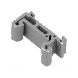 Adaptor şină PTFIX TS15 gri pentru montaj electric profesional | Electronic-mag.ro | Componente Electronice
