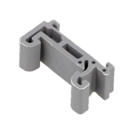 Adaptor şină PTFIX TS15 gri pentru montaj electric profesional | Electronic-mag.ro | Componente Electronice