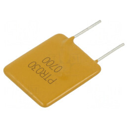 Siguranță Polimerică PTC 7A cu Imax 100A THT PTR030V - Pachet de Protecție Electrică | Electronic-mag.ro | Componente Electronice