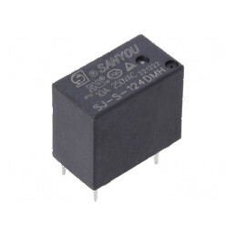 Releu electromagnetic SPST-NO 24VDC 10A/250VAC THT - Componente electrice industriale | Electronic-mag.ro | Componente Electronice