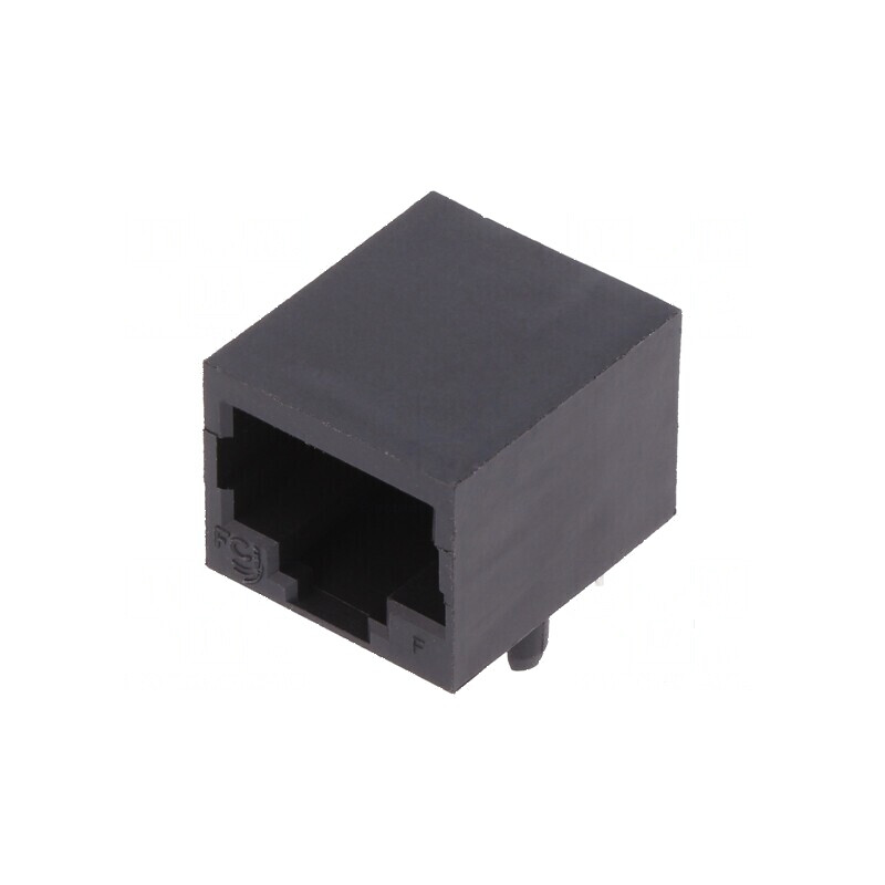 Conector RJ50 Soclu PIN 10 Cat 3 Neecranati Auriti pentru PCB - Componente Electronice Profesionale | Electronic-mag.ro | Componente Electronice