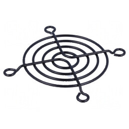 Protecție metalică 60x60mm cu șurub negru - Soluție profesională de fixare | Electronic-mag.ro | Componente Electronice