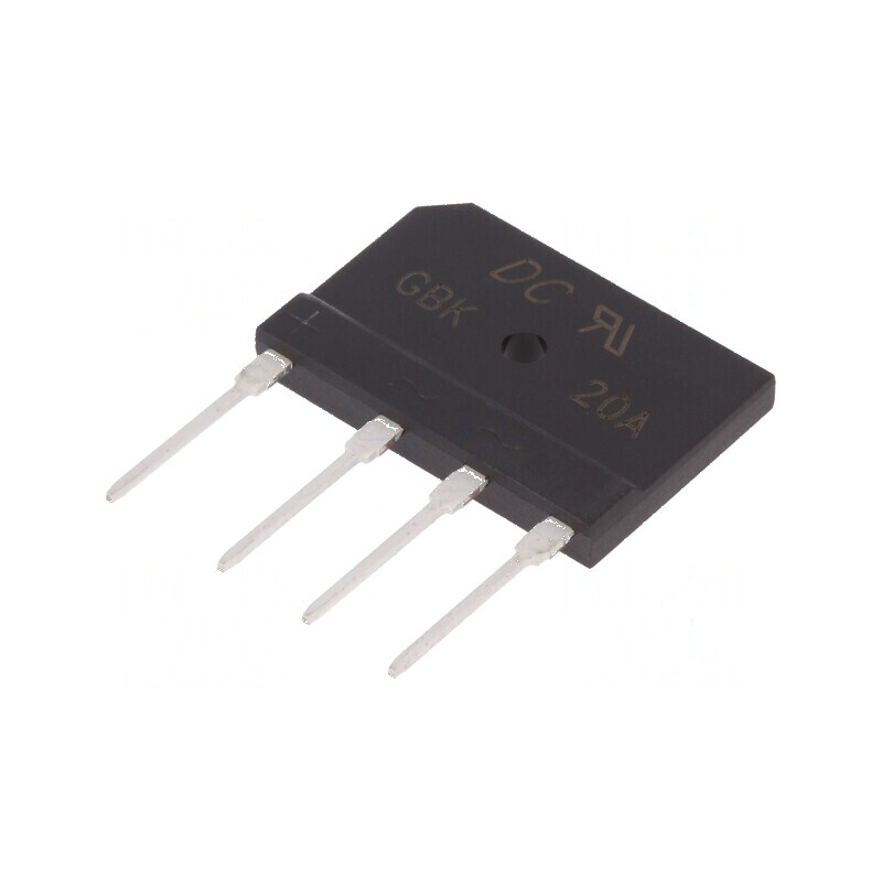Punte Redresoare Monofazat Urmax 50V, 20A, 250A - Componente Electrice de Înaltă Performanță | Electronic-mag.ro | Componente Electronice