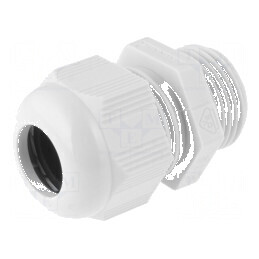 Garnitură de etanșare M20 1,5 IP68 din poliamidă gri pentru protecție împotriva apei și prafului | Electronic-mag.ro | Componente Electronice