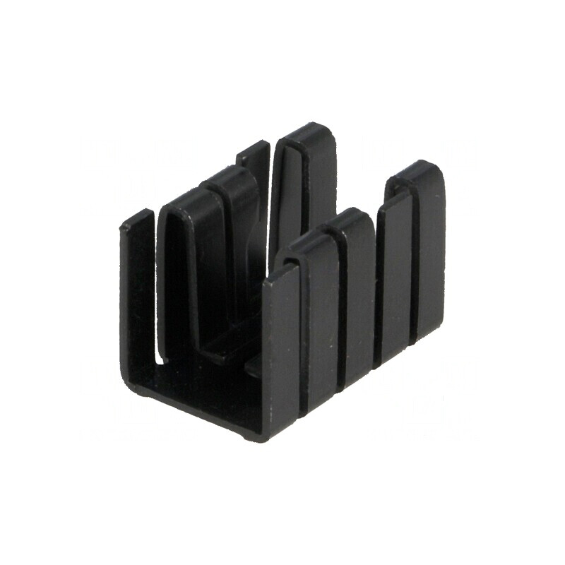Radiator presat TO220 negru - Dimensiuni L: 19mm, W: 12,8mm, H: 12,7mm | Electronic-mag.ro | Componente Electronice Radiator presat TO220 negru - Dimensiuni L: 19mm, W: 12,8mm, H: 12,7mm | Electronic-mag.ro | Componente Electronice