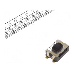 Microîntrerupător TACT SPST-NO 0,05A/32VDC SMT Poz: 2 - Comutator Fără 2N | Electronic-mag.ro | Componente Electronice