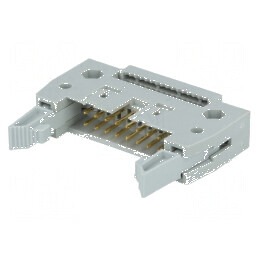 Conector IDC Mufă Tată cu 16 Pini și Ejector pentru Cablu Bandă | Electronic-mag.ro | Componente Electronice