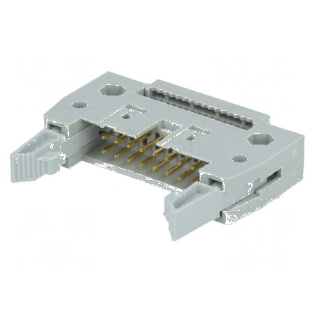 Conector IDC Mufă Tată cu 16 Pini și Ejector pentru Cablu Bandă | Electronic-mag.ro | Componente Electronice